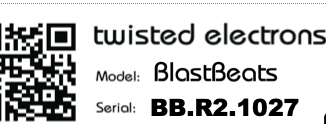 Revision 2 serial number label example